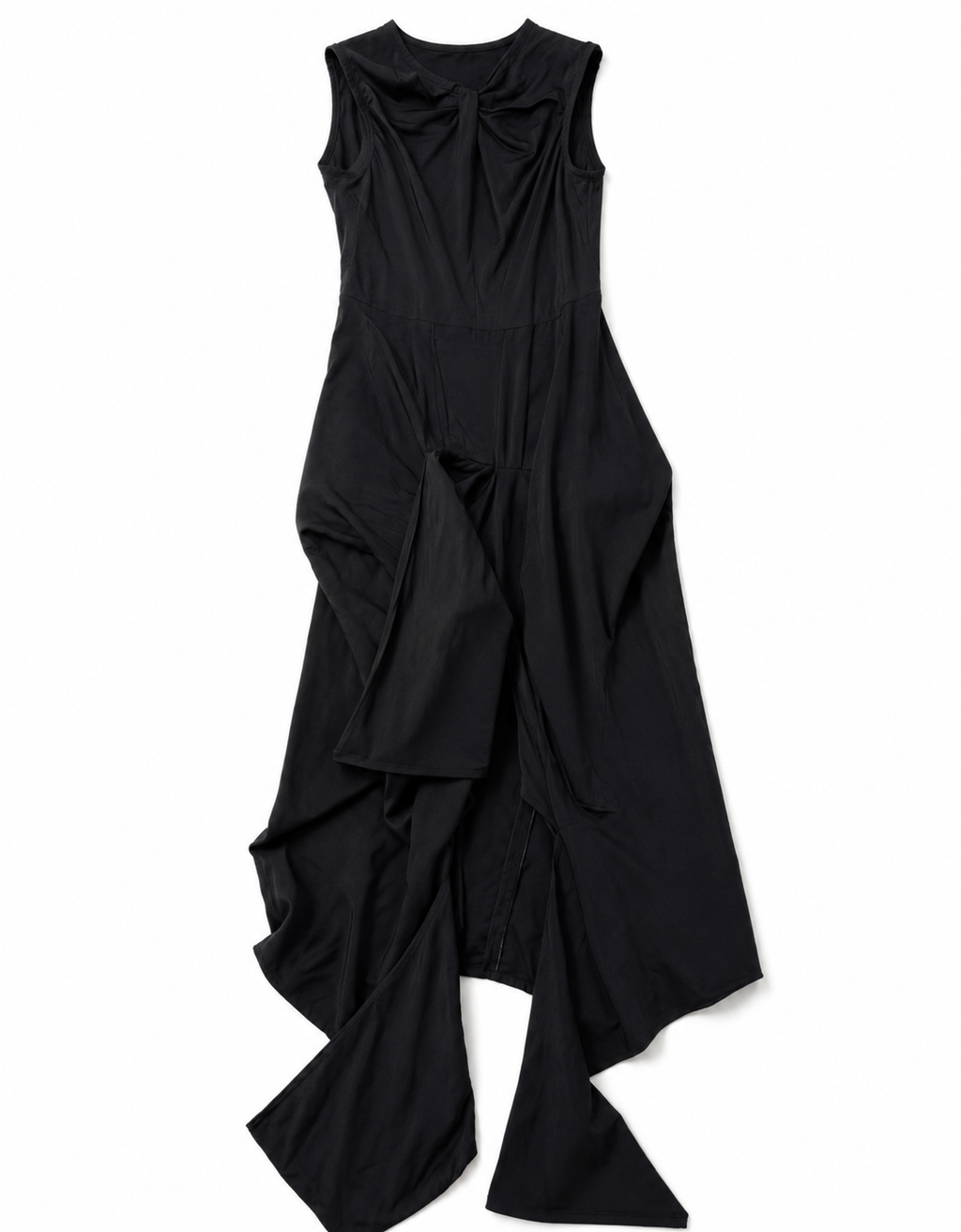 The Black Knotted Dress