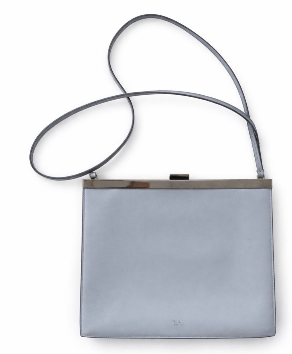 The Mini Clasp Bag in Light Blue