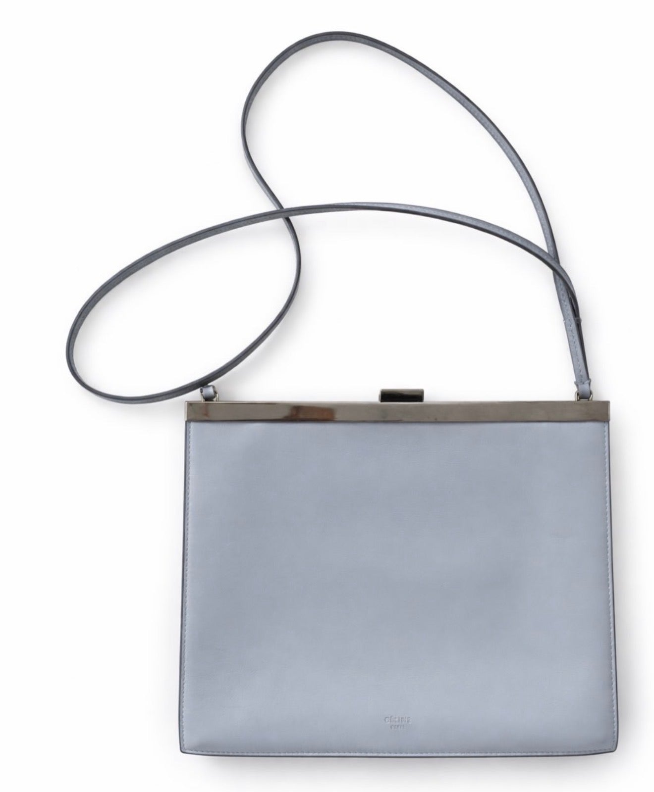 The Mini Clasp Bag in Light Blue