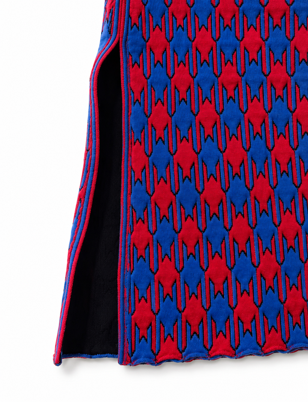 The Ad Campaign Two-Toned Top in Jacquard Knit