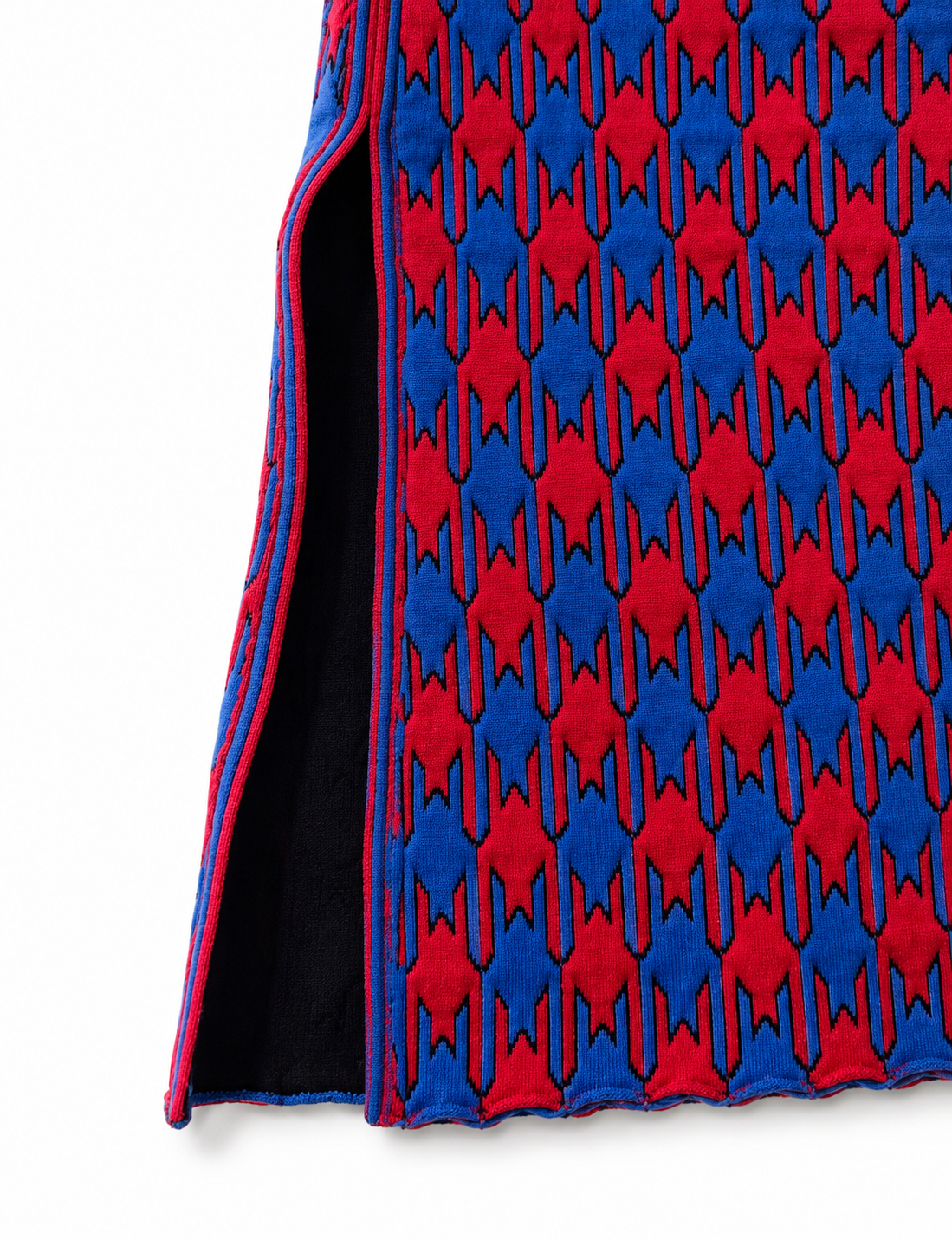 The Ad Campaign Two-Toned Top in Jacquard Knit