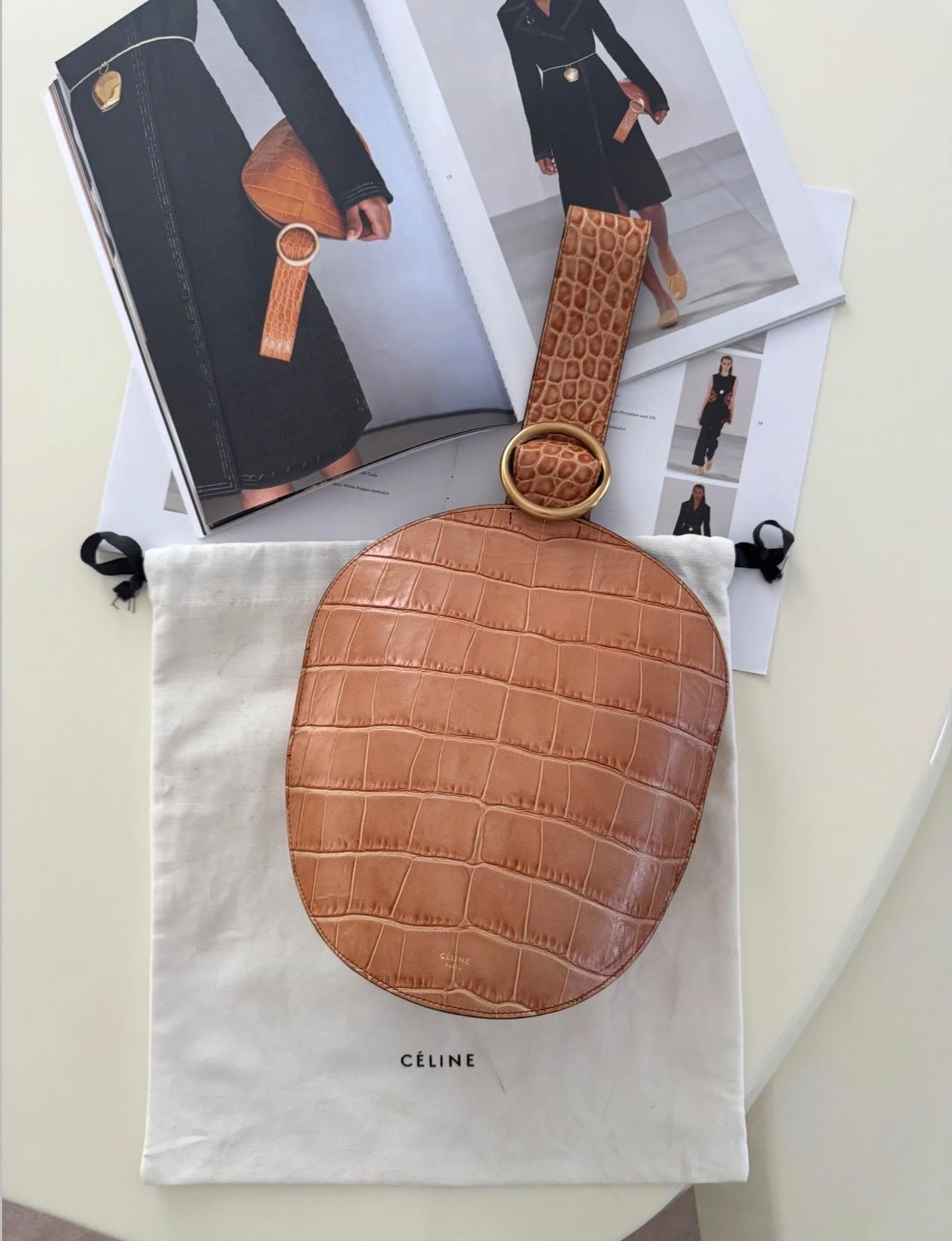The Ad Campaign Curved Clutch