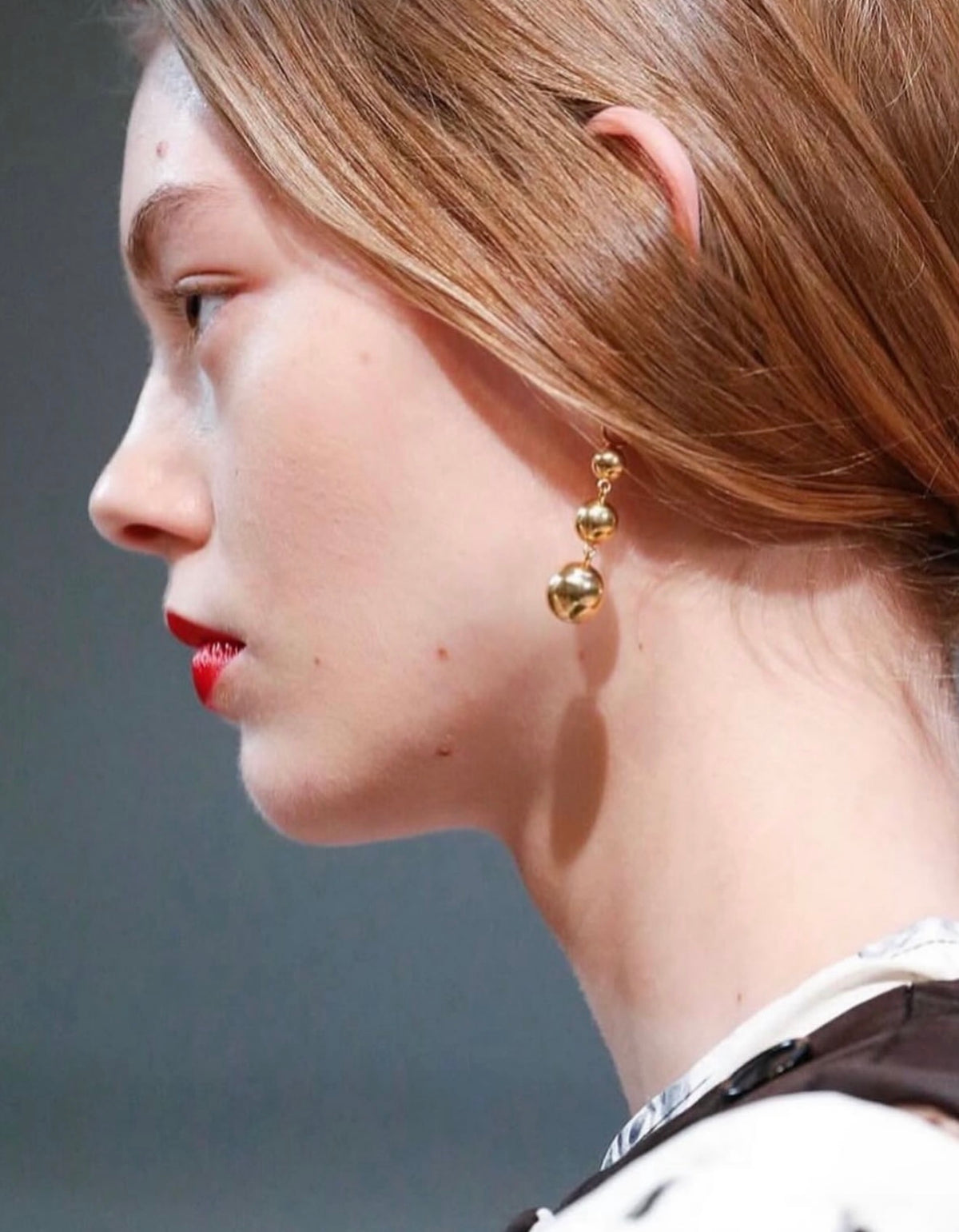 The Ad Campaign Gold Brass Earrings