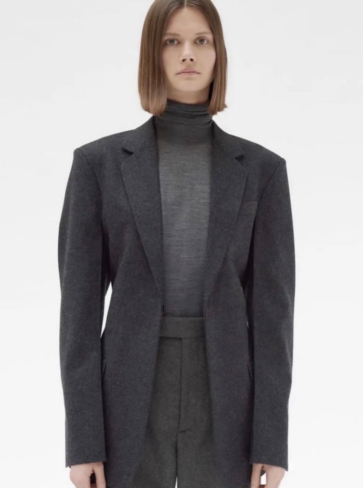 The Anthracite Belted Jacket