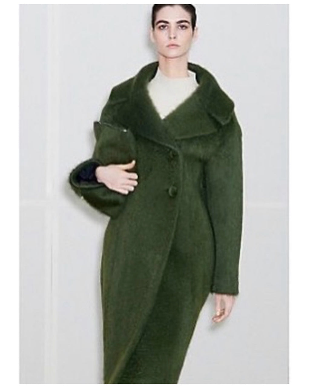 The Mink Detail Ad Campaign Coat