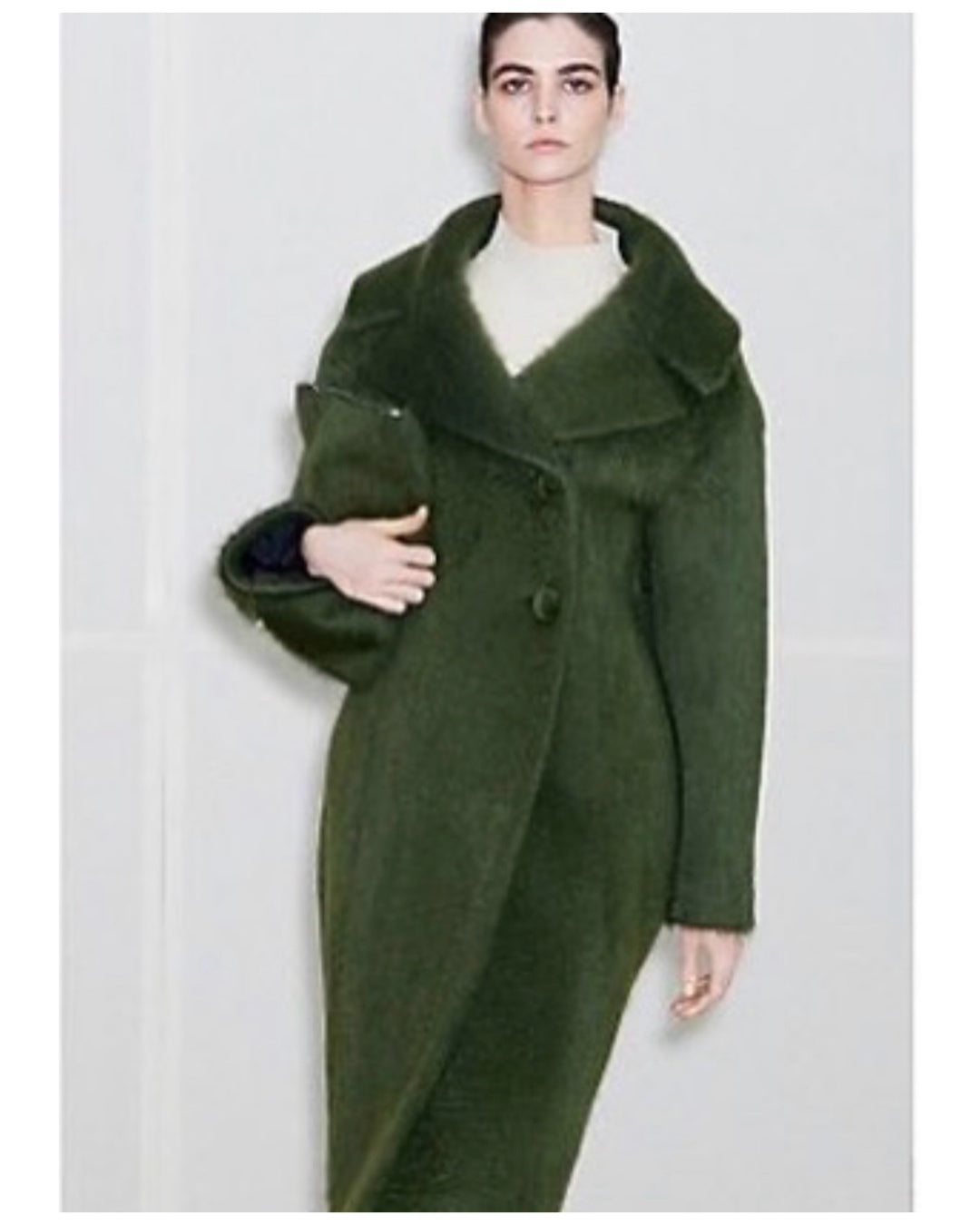 The Mink Detail Ad Campaign Coat