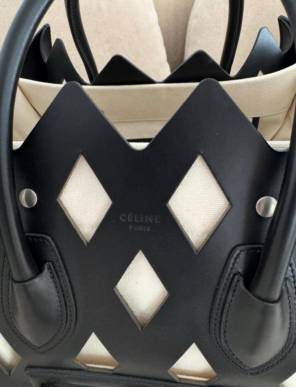 The Medium Cutout Phantom Luggage Tote