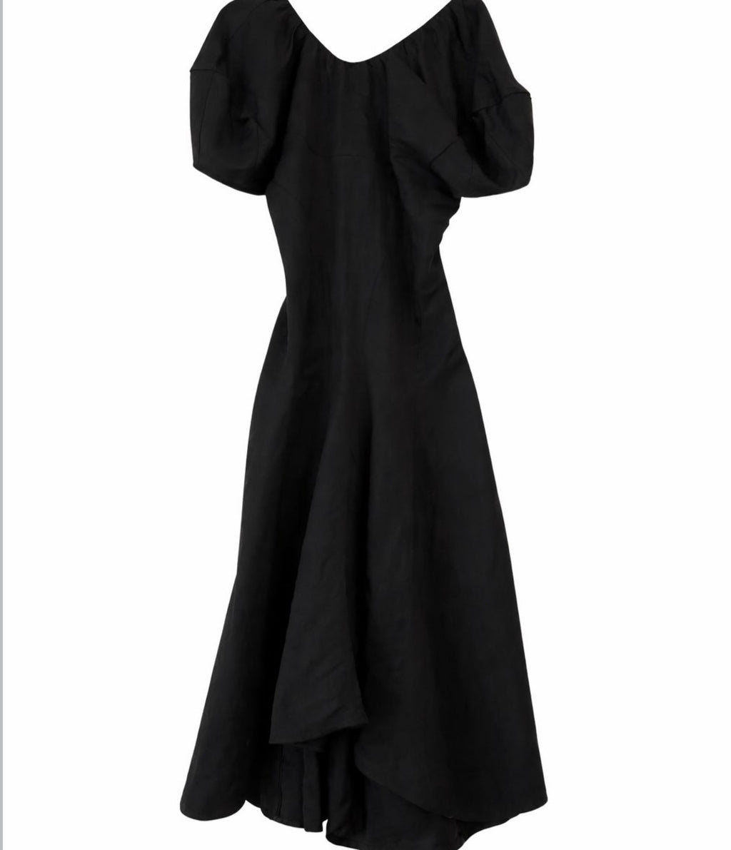 The Black Linen Dress
