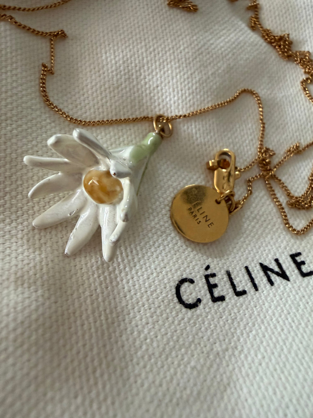 Daisy Enamelled Necklace
