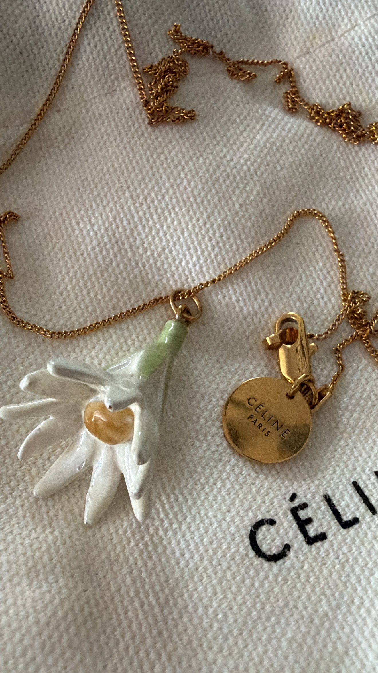 Daisy Enamelled Necklace
