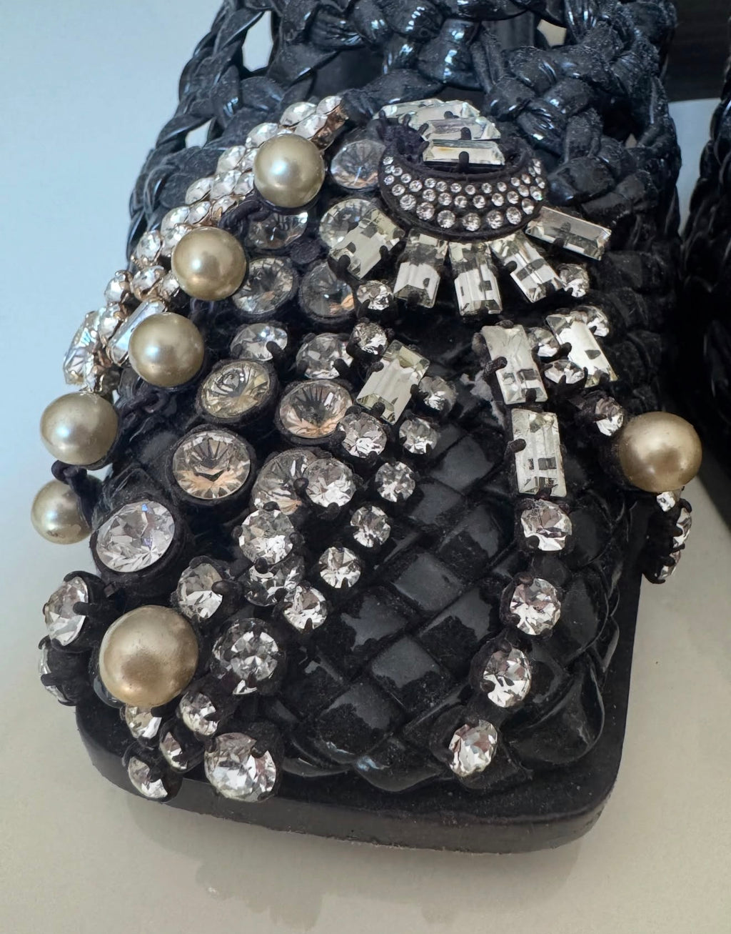 The Crystal & Pearls Jewel Pumps
