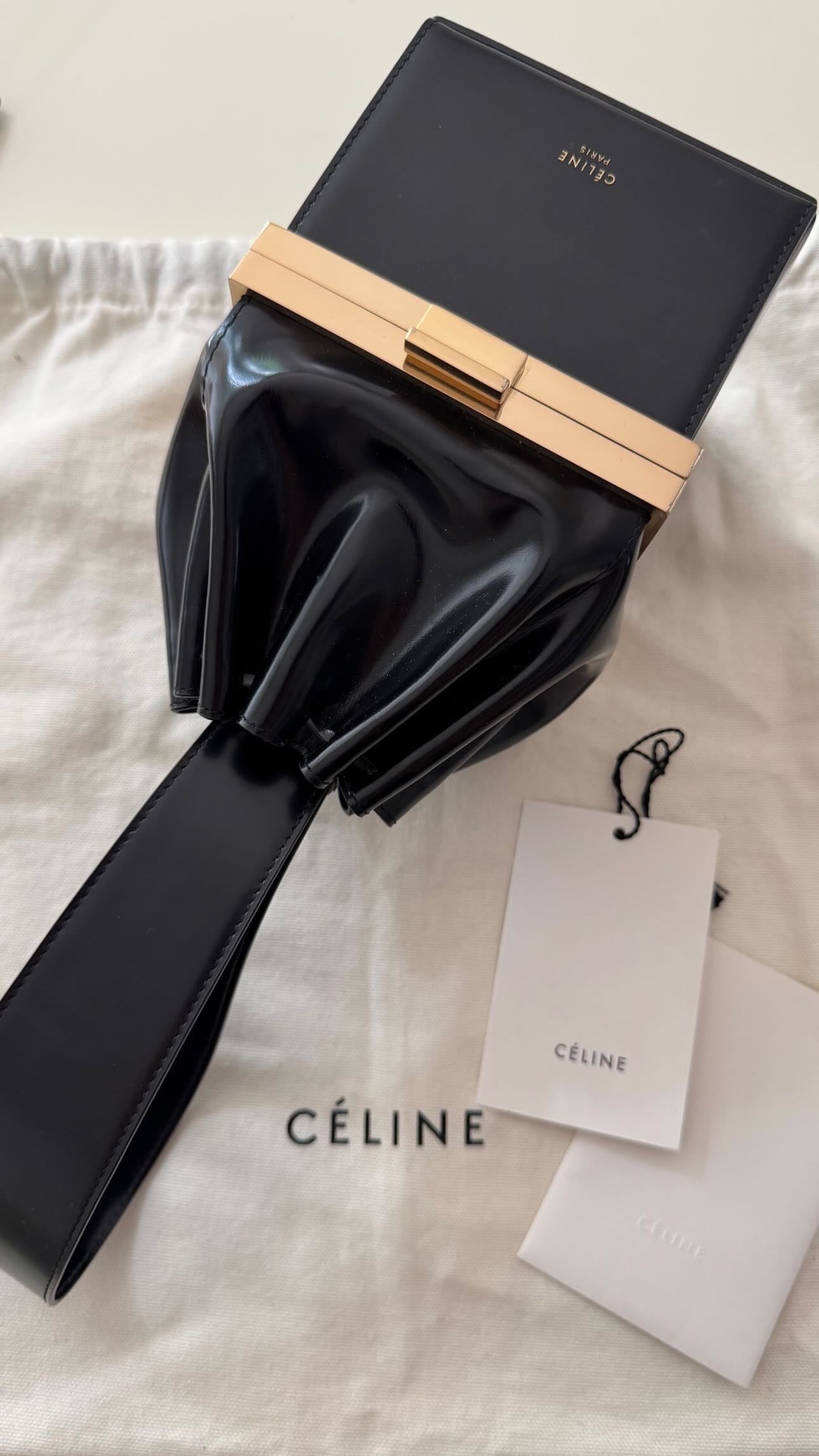 The Box Clasp Minaudiere Bag