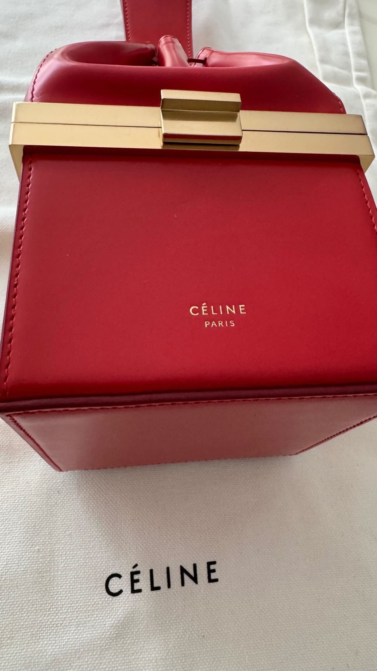 The Box Clasp Minaudiere Bag