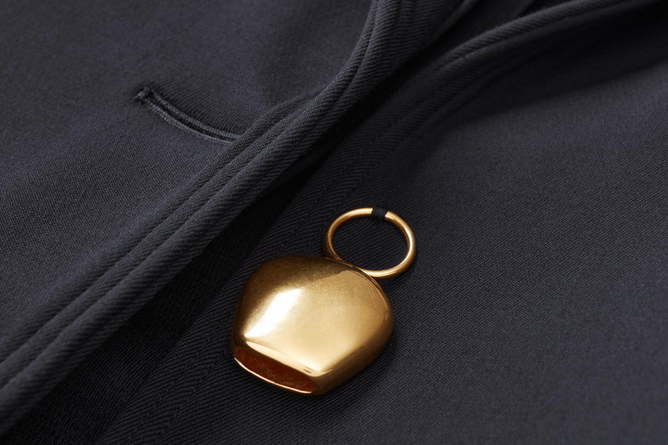 Gold Brass Bell Button Coat