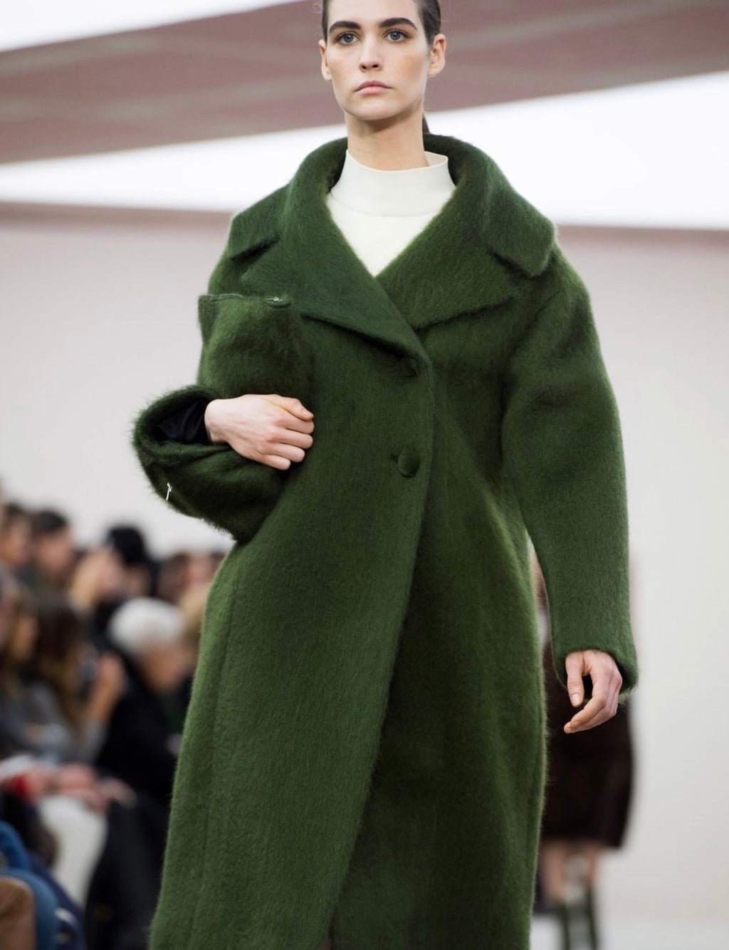 The Mink Detail Ad Campaign Coat