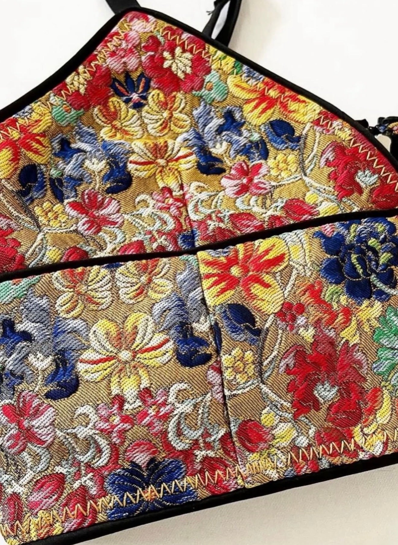 The Brocaded Floral Bra Top