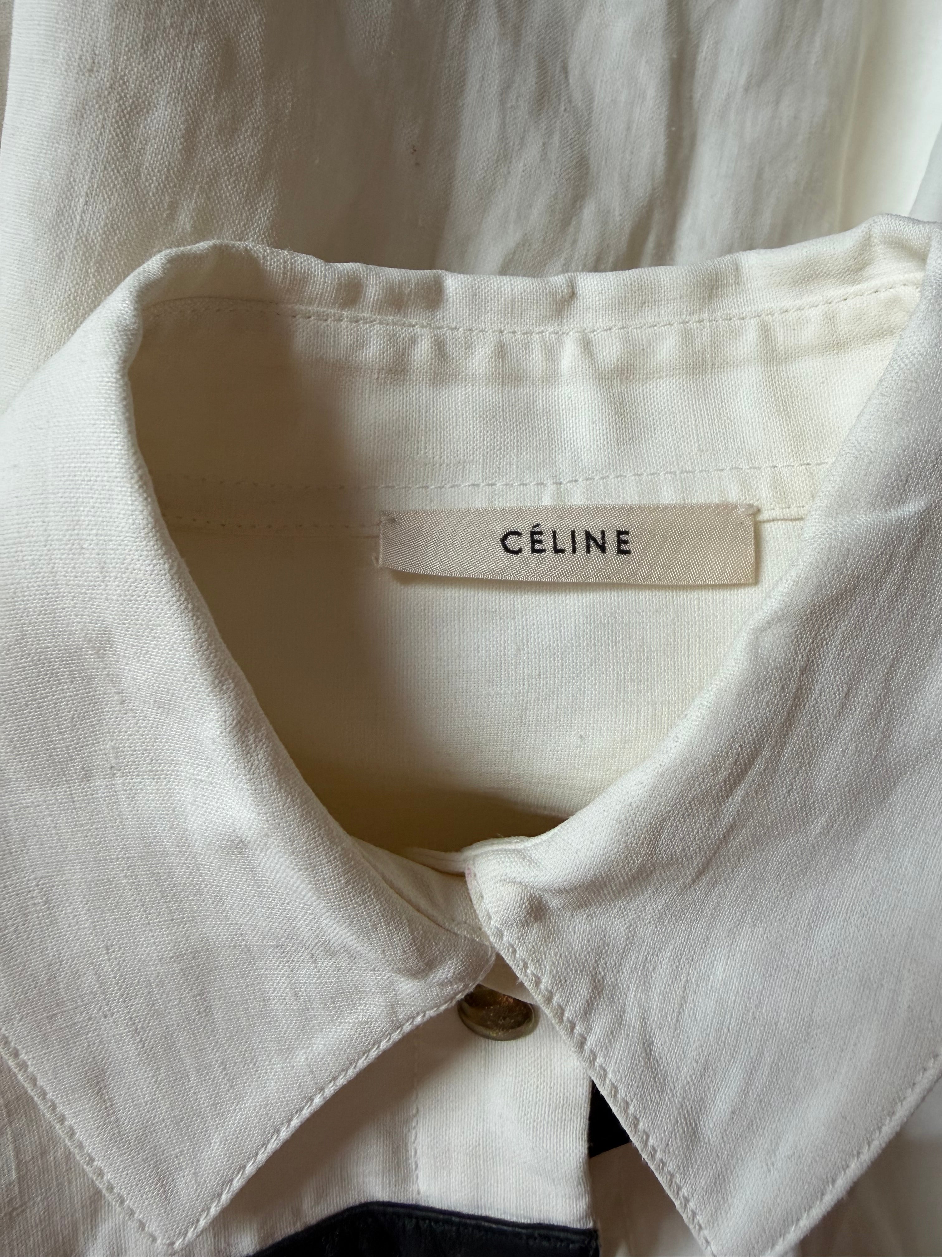 The White Belted Lined Dress with Leather Details