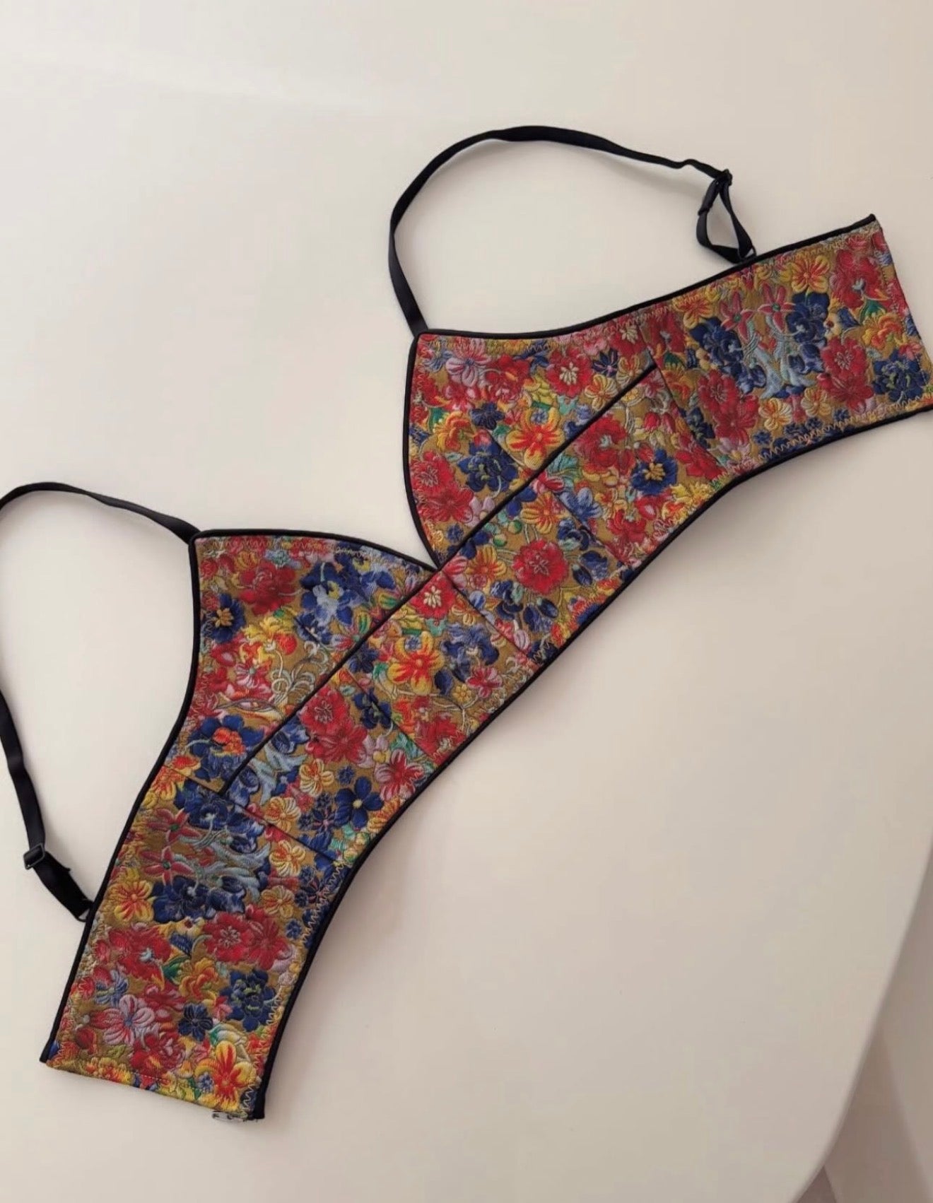 The Brocaded Floral Bra Top