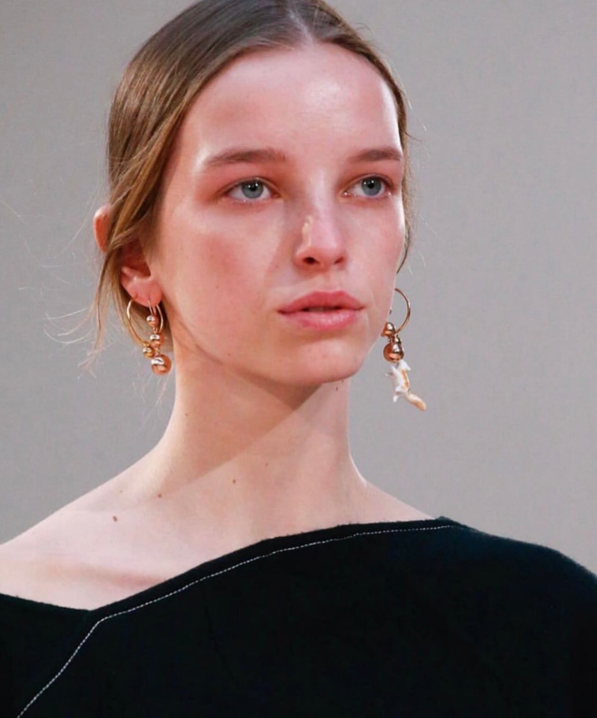 The Ad Campaign Gold Brass Earrings