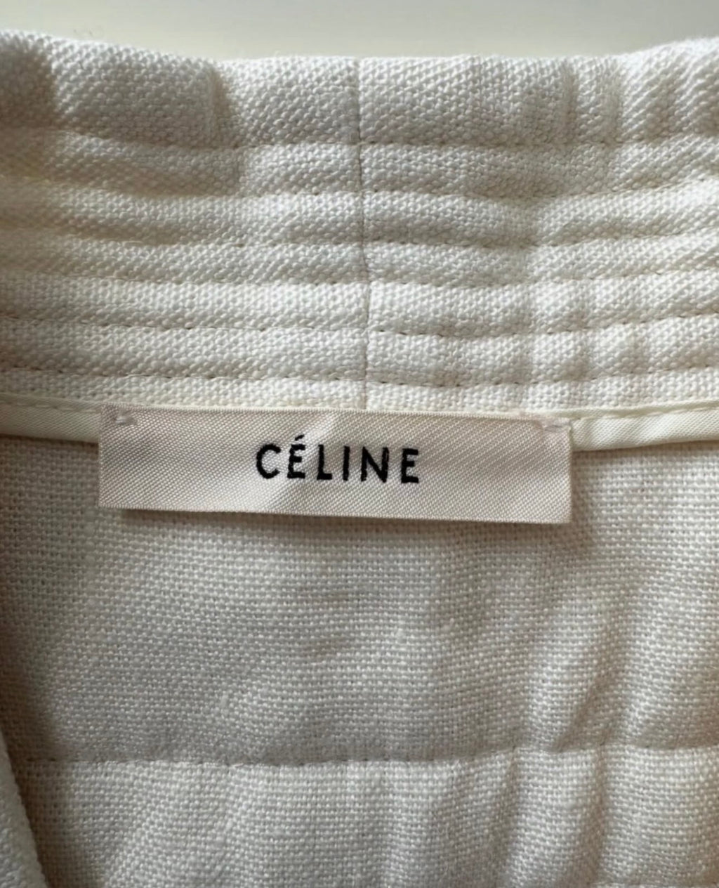 The Quilted Linen Coat