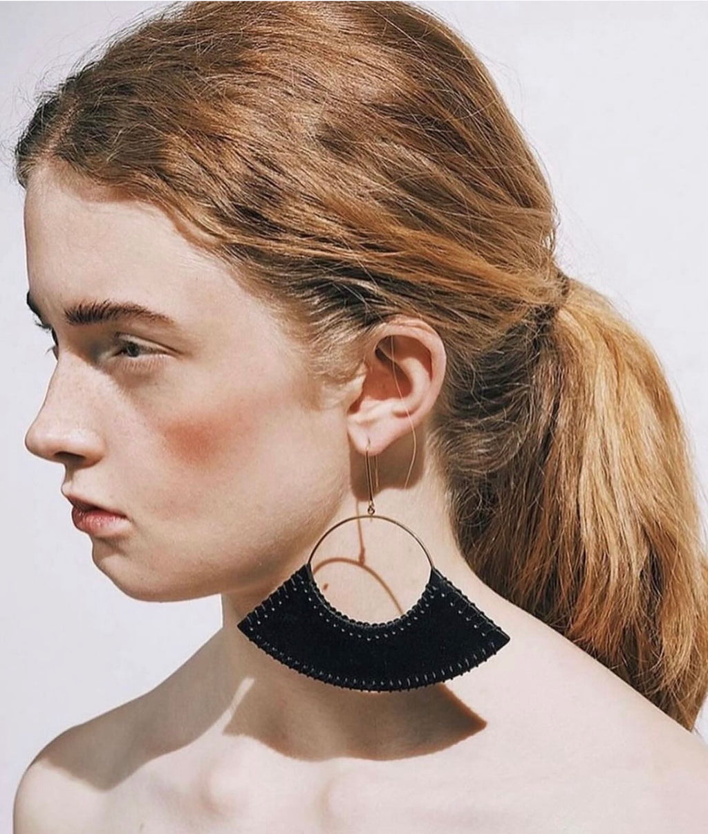The Leather Swing Earrings