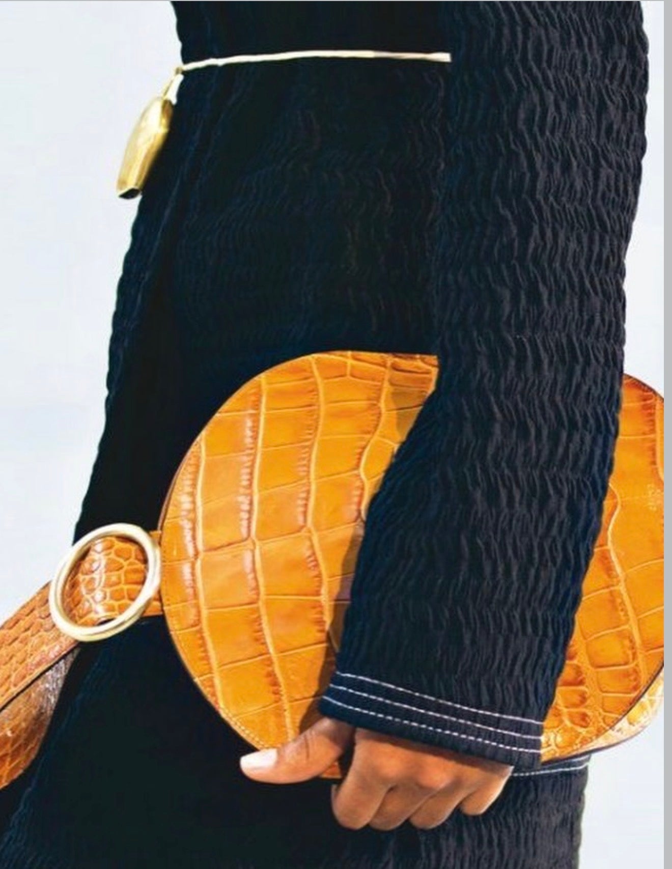 The Ad Campaign Curved Clutch