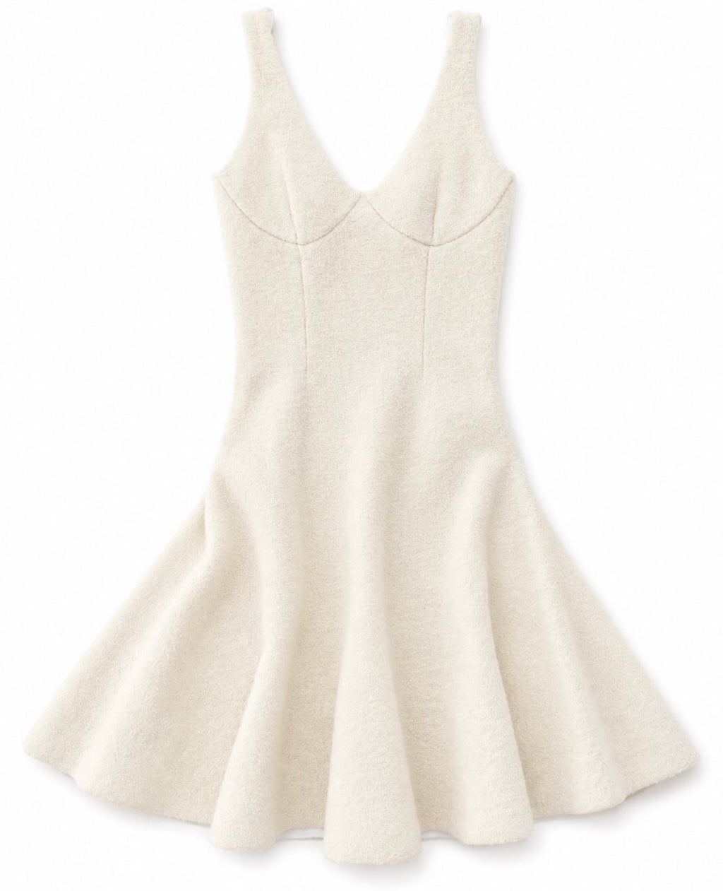 The Ad Campaign Alpaca Boucle Wool Dress