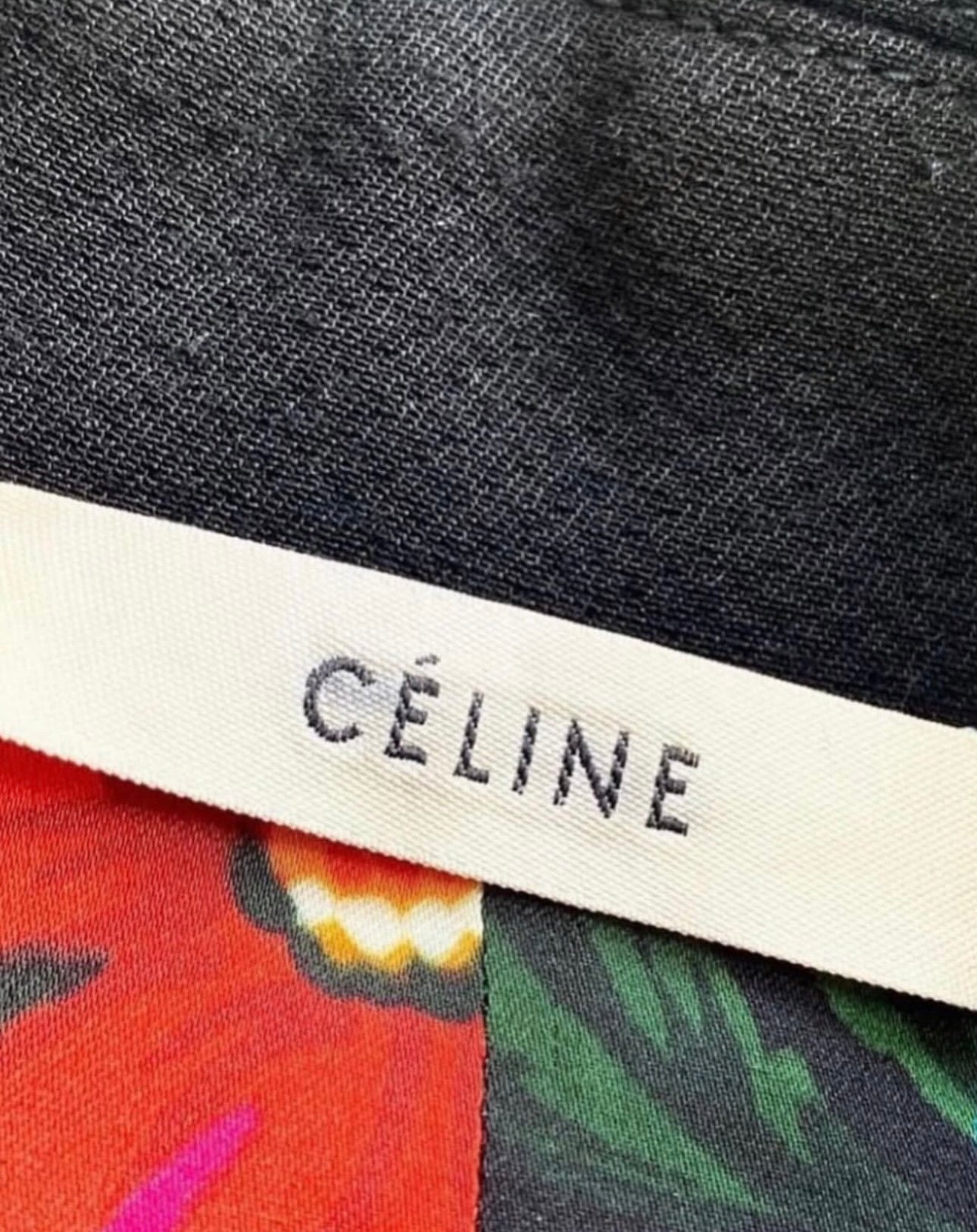 The Two Tone Belted Coat in Black & Lime Green with Iconic Floral Lining