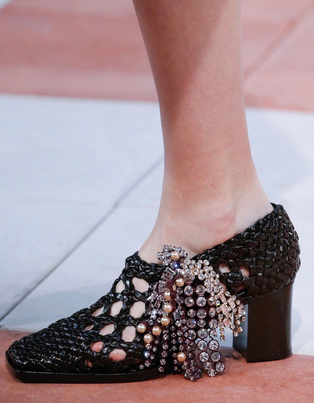 The Crystal & Pearls Jewel Pumps