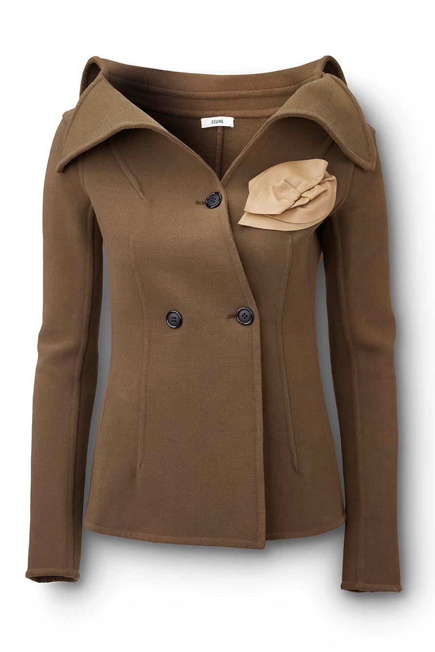 The Flower Pin Jacket Flatlay