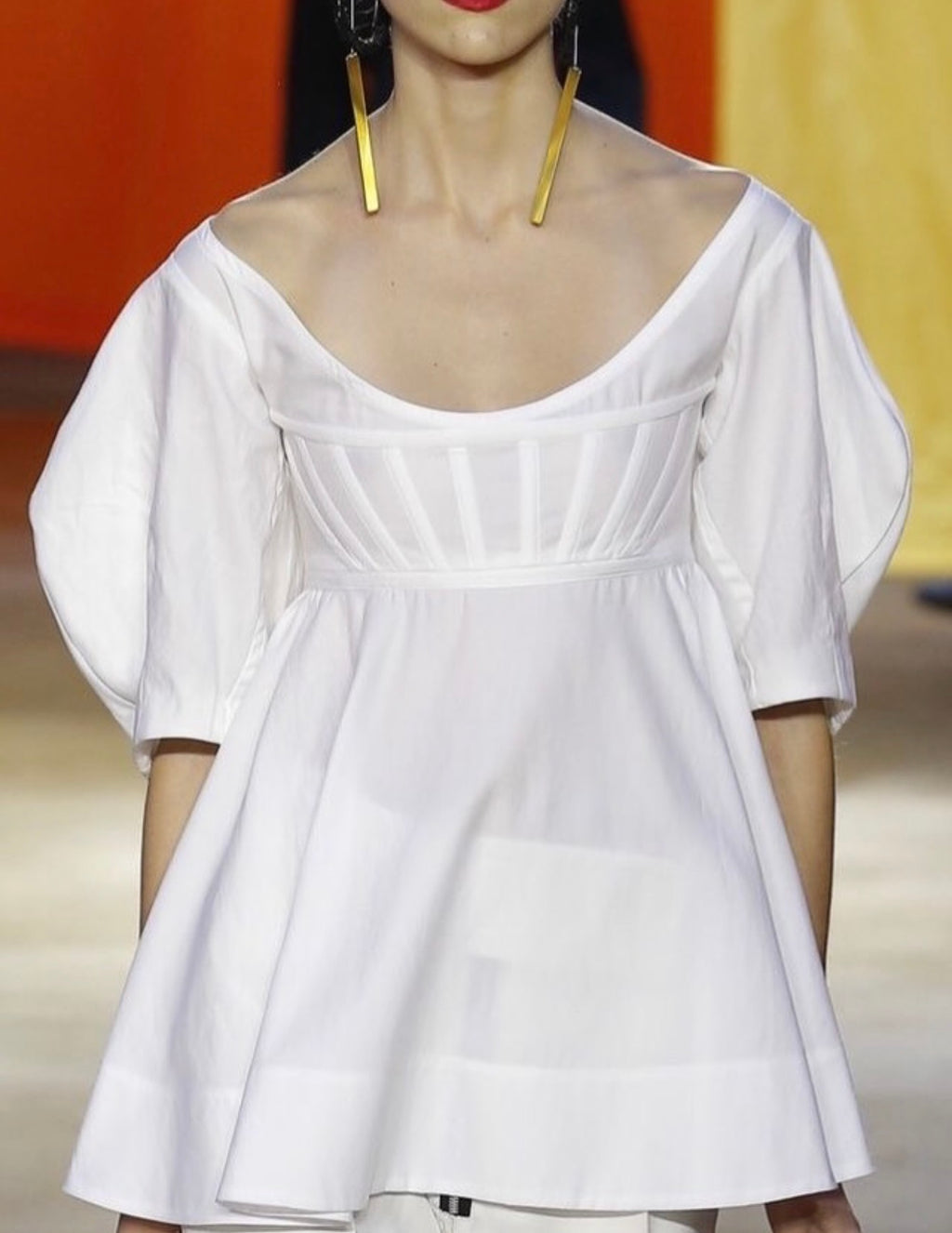 The White Corset Top
