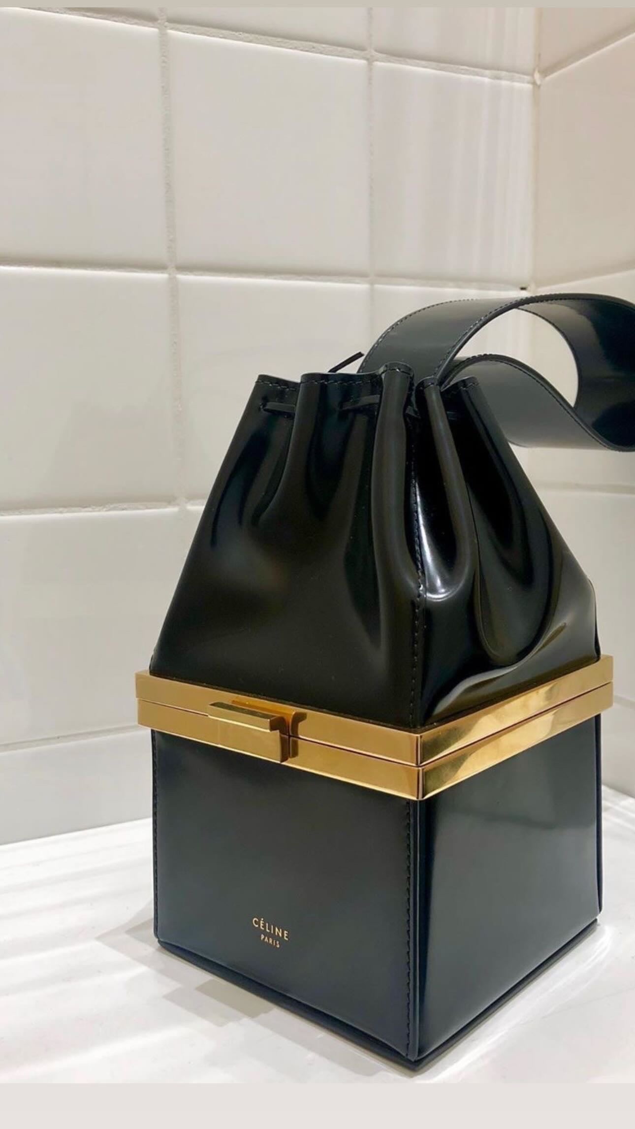 The Box Clasp Minaudiere Bag