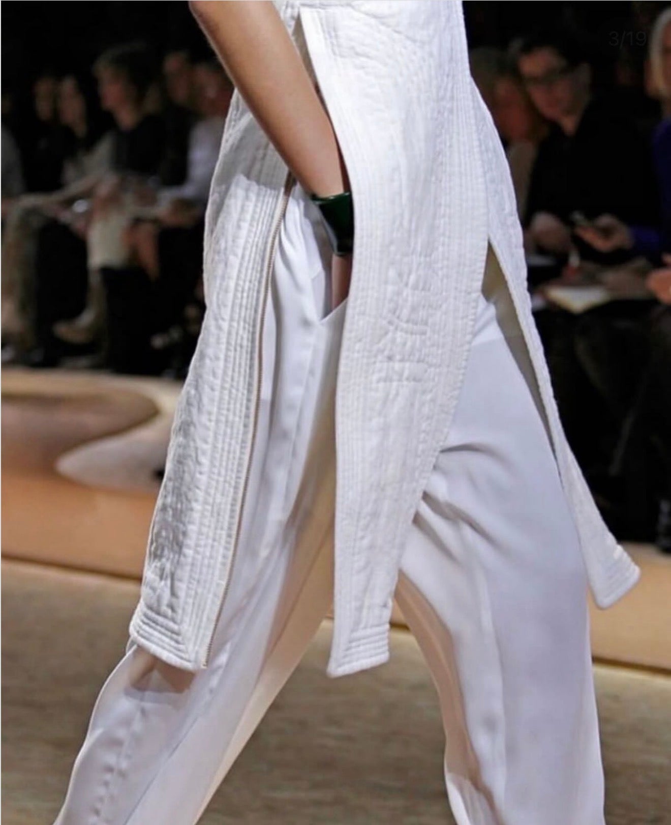 The Quilted Linen Coat