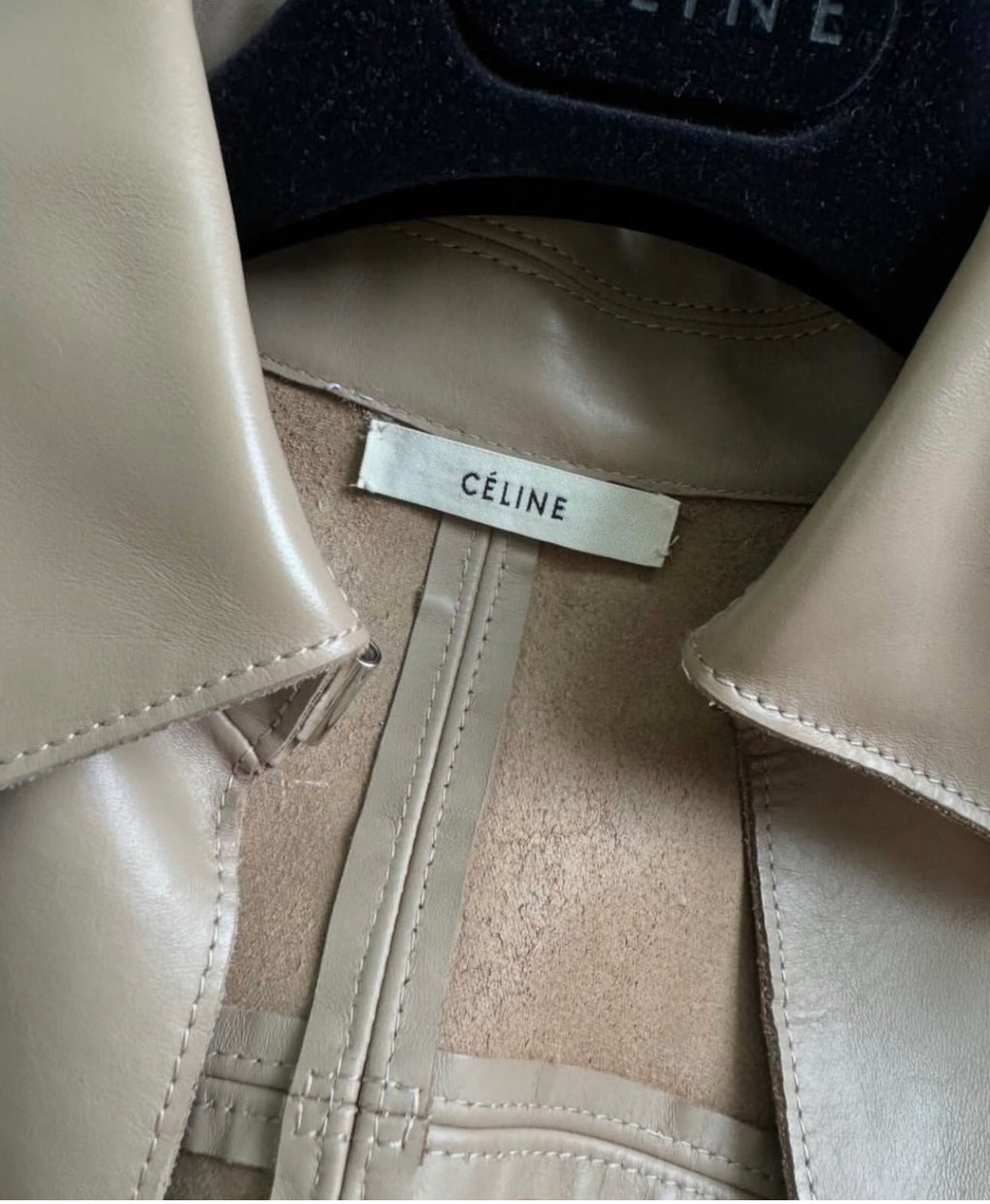 The Ad Campaign Leather Cape