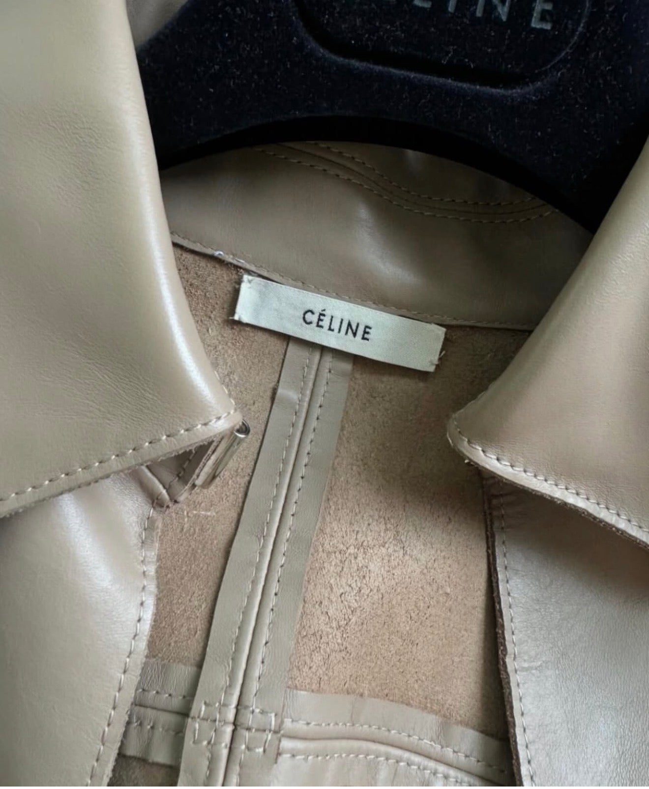 The Ad Campaign Leather Cape