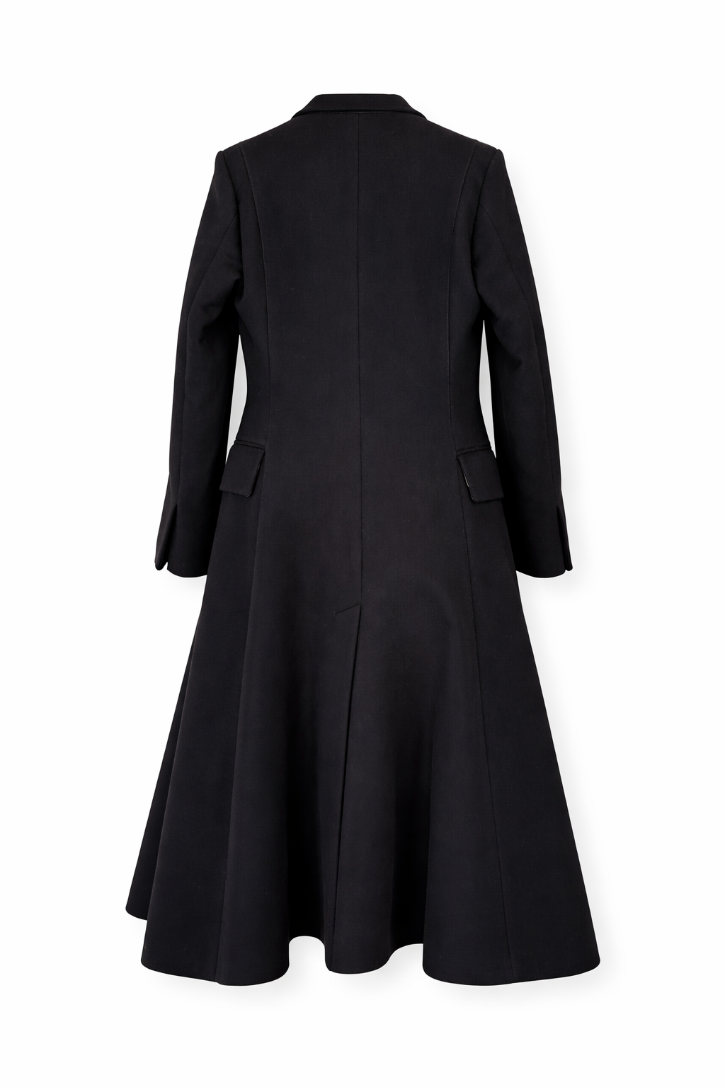 The Double Breast Coat with Iconic Lining Flatlay