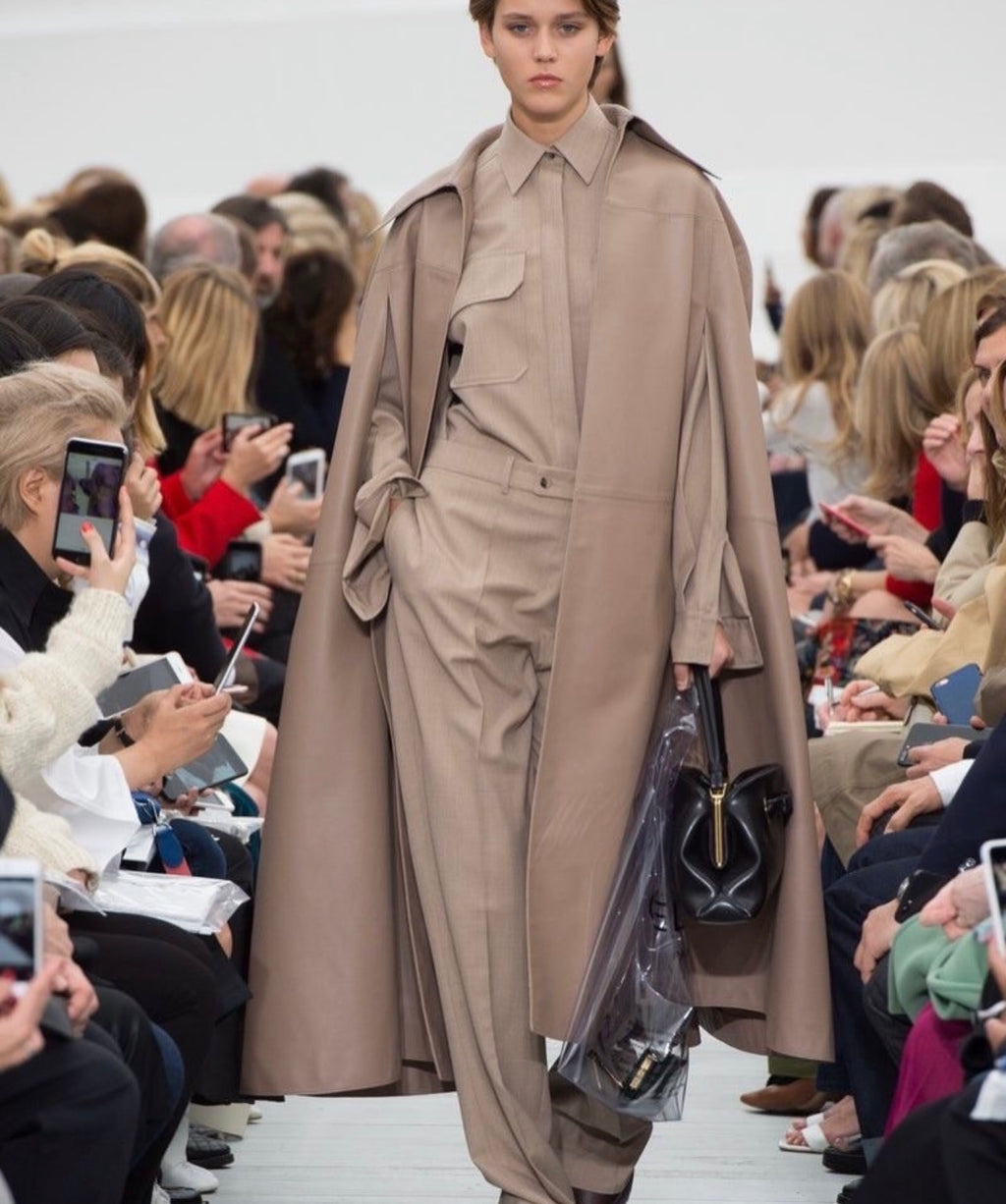 The Ad Campaign Leather Cape