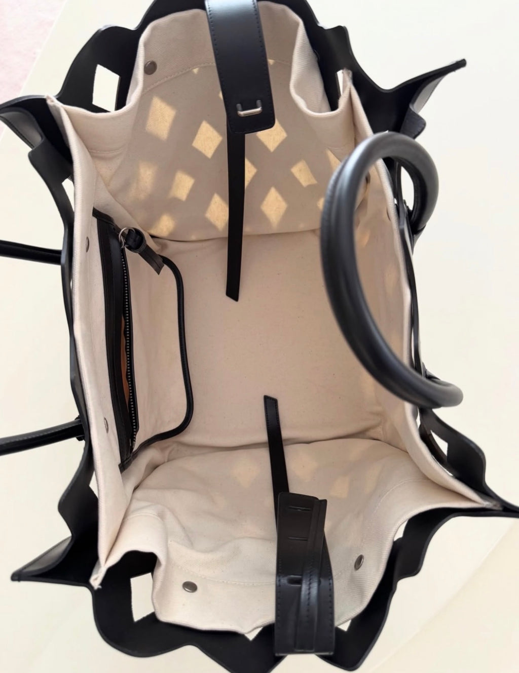 The Medium Cutout Phantom Luggage Tote