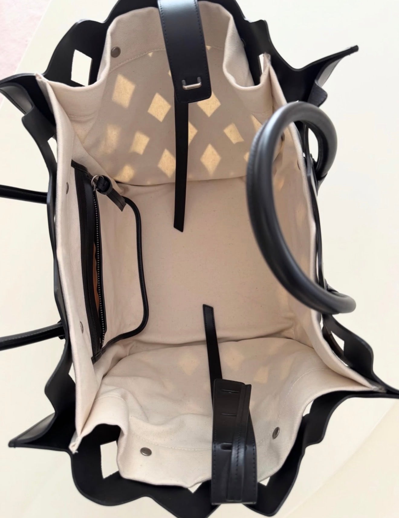 The Medium Cutout Phantom Luggage Tote