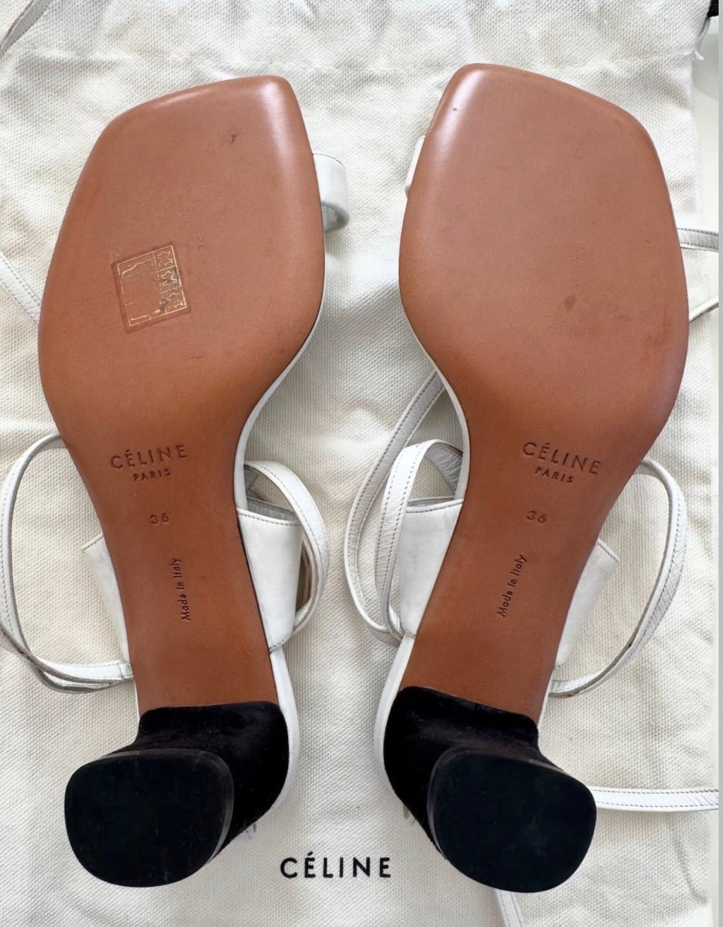 The White Toe Ring Sandals