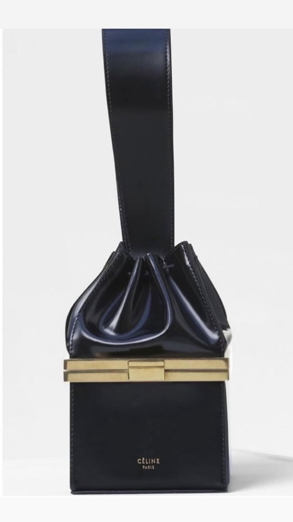 The Box Clasp Minaudiere Bag