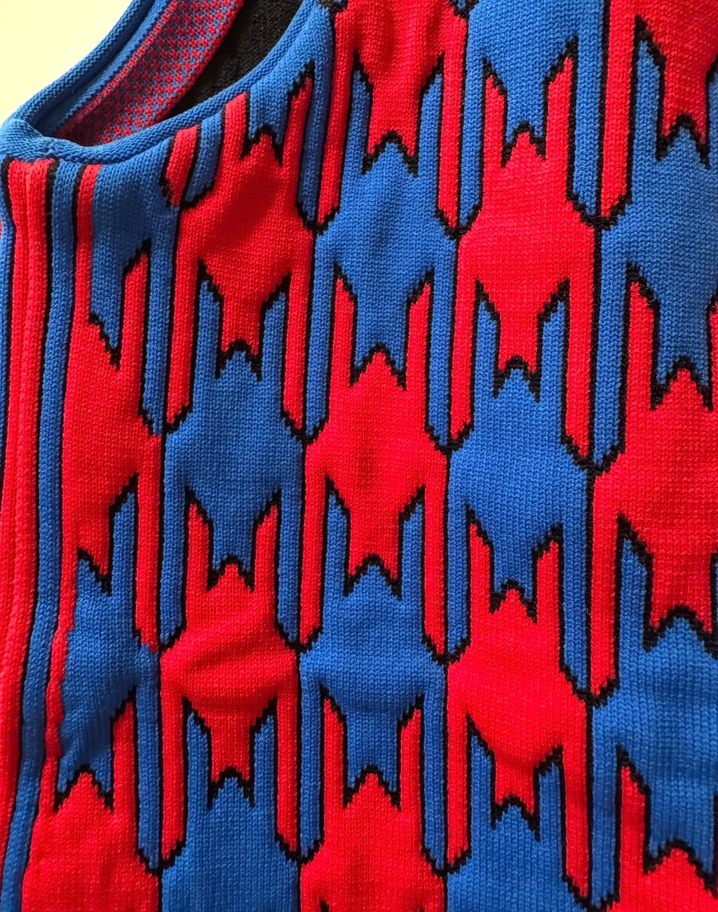 The Ad Campaign Two-Toned Top in Jacquard Knit