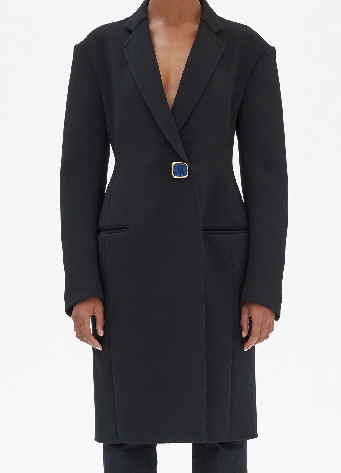 THE JEWELRY BUTTON COAT