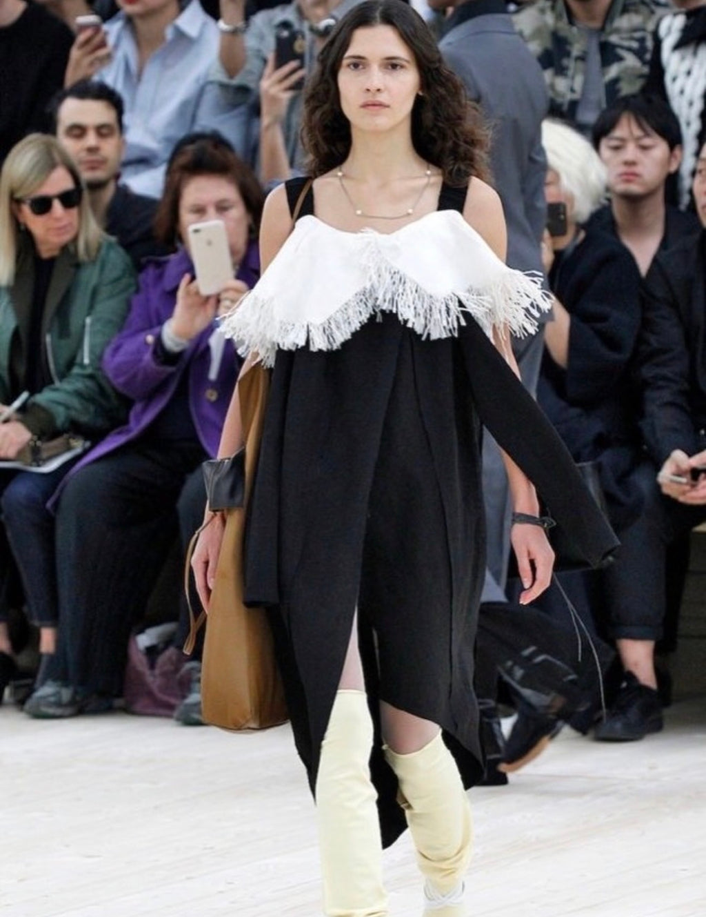 The Woven Collar Dress
