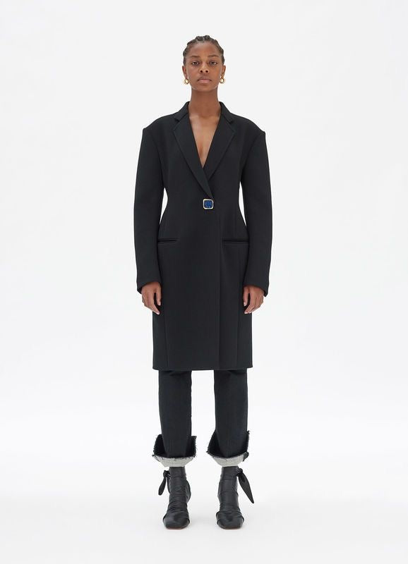 THE JEWELRY BUTTON COAT