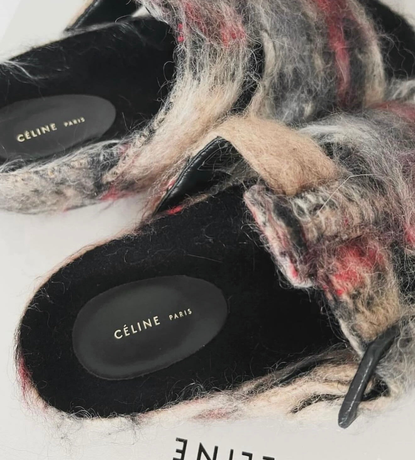 The Boxy Mohair Flat Sandals