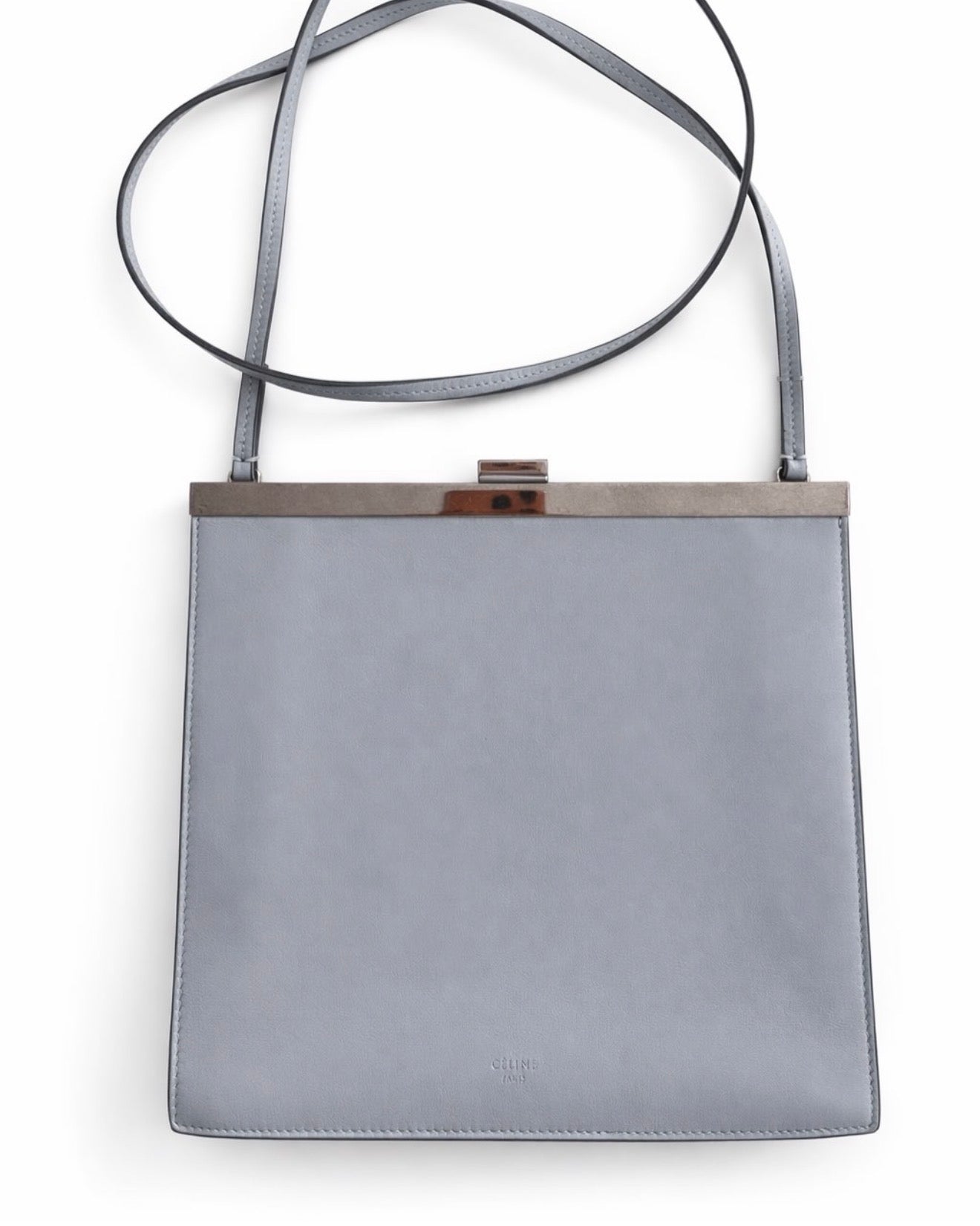 The Mini Clasp Bag in Light Blue