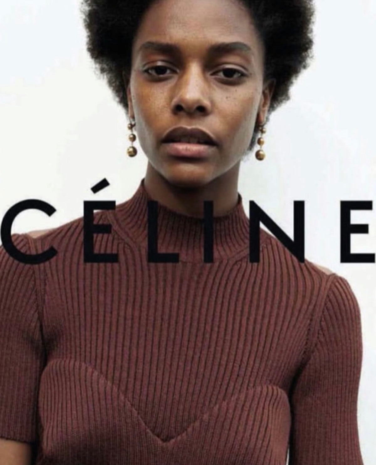 The Ad Campaign Gold Brass Earrings