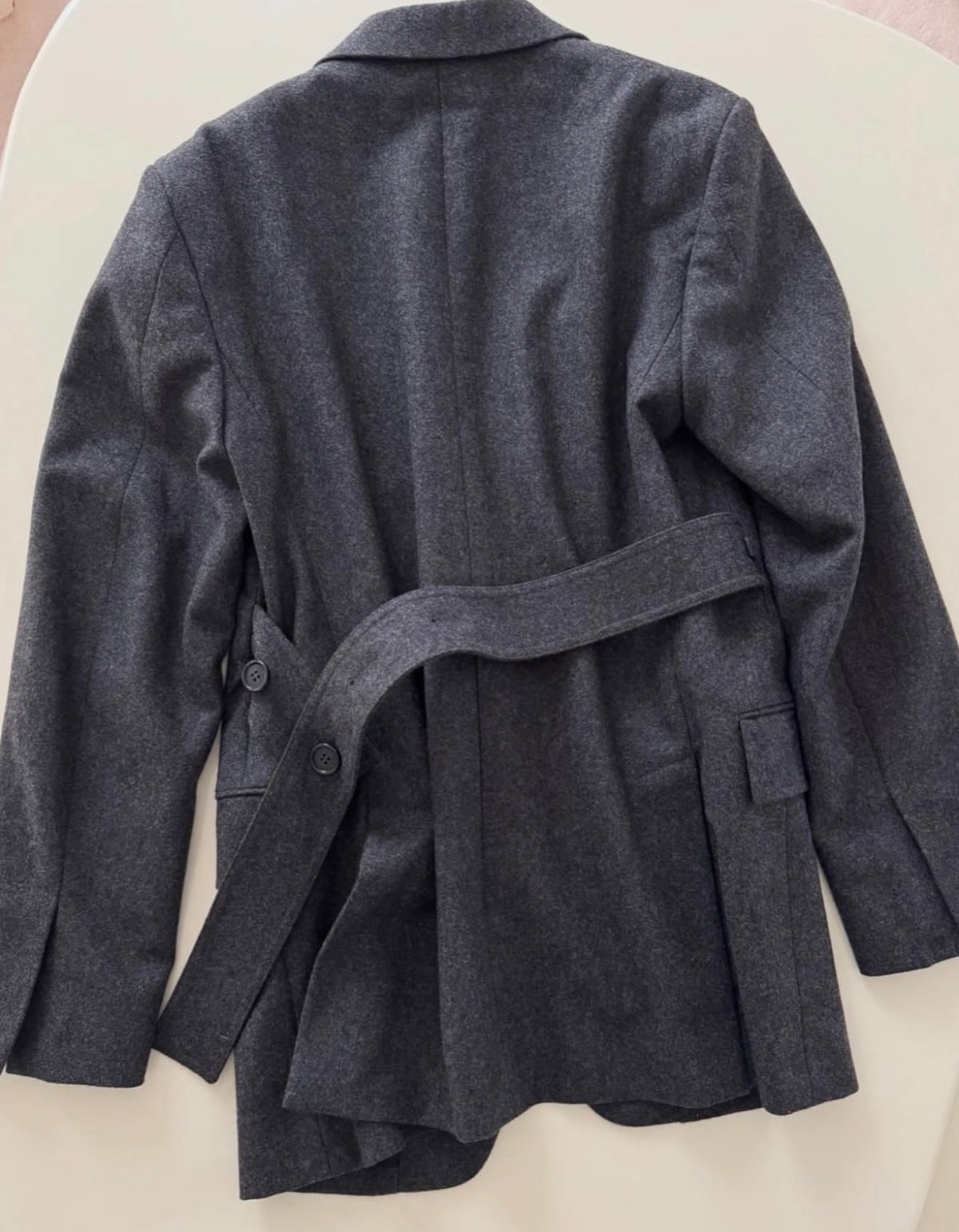 The Anthracite Belted Jacket