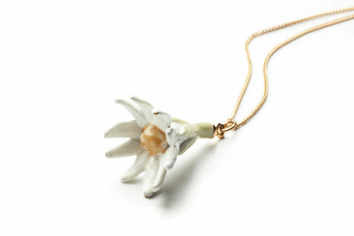 Daisy Enamelled Necklace Flatlay